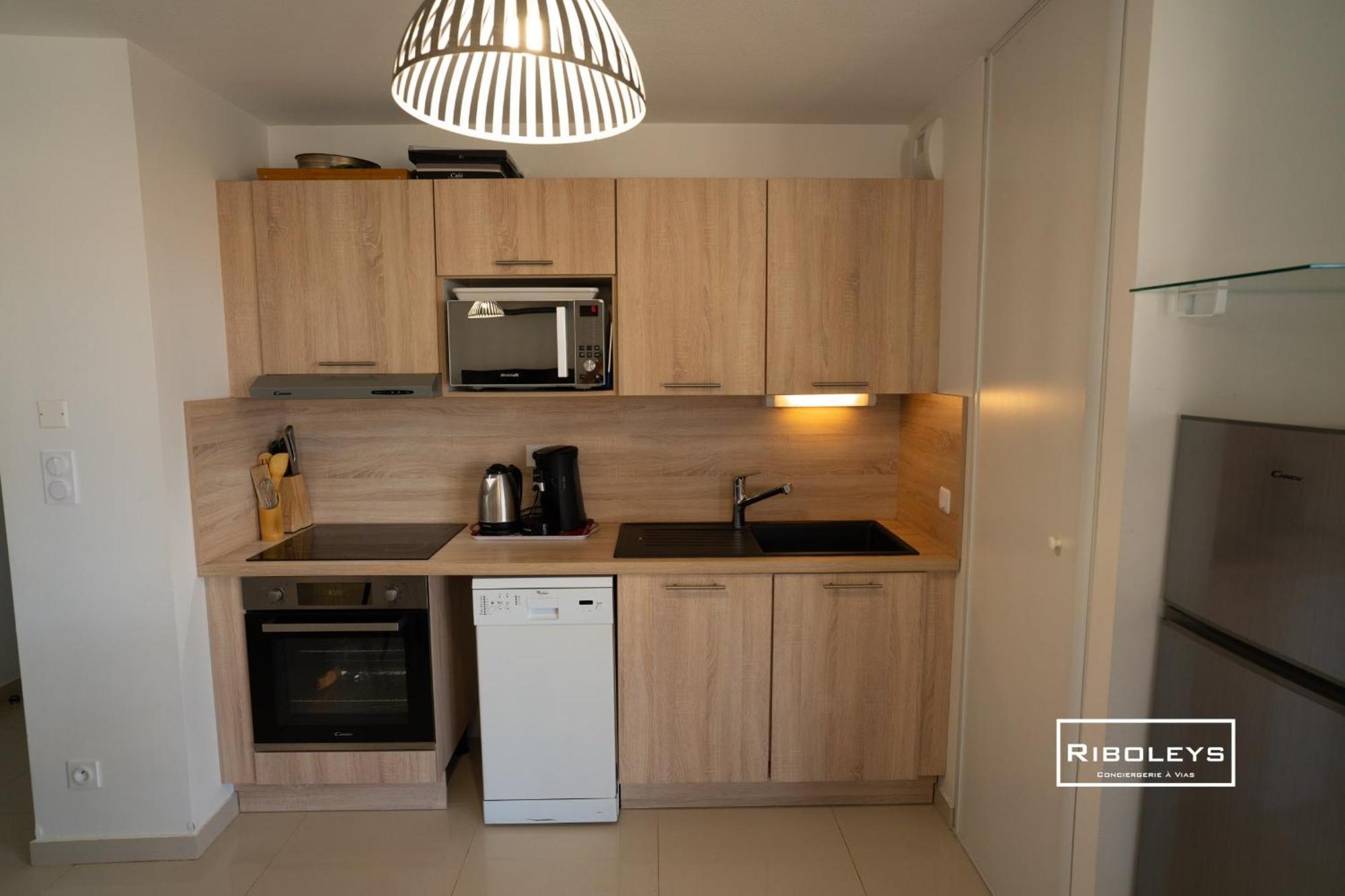 Grand T3 Neuf Climatise Avec Wifi A 100M De La Plage Vias Exterior foto