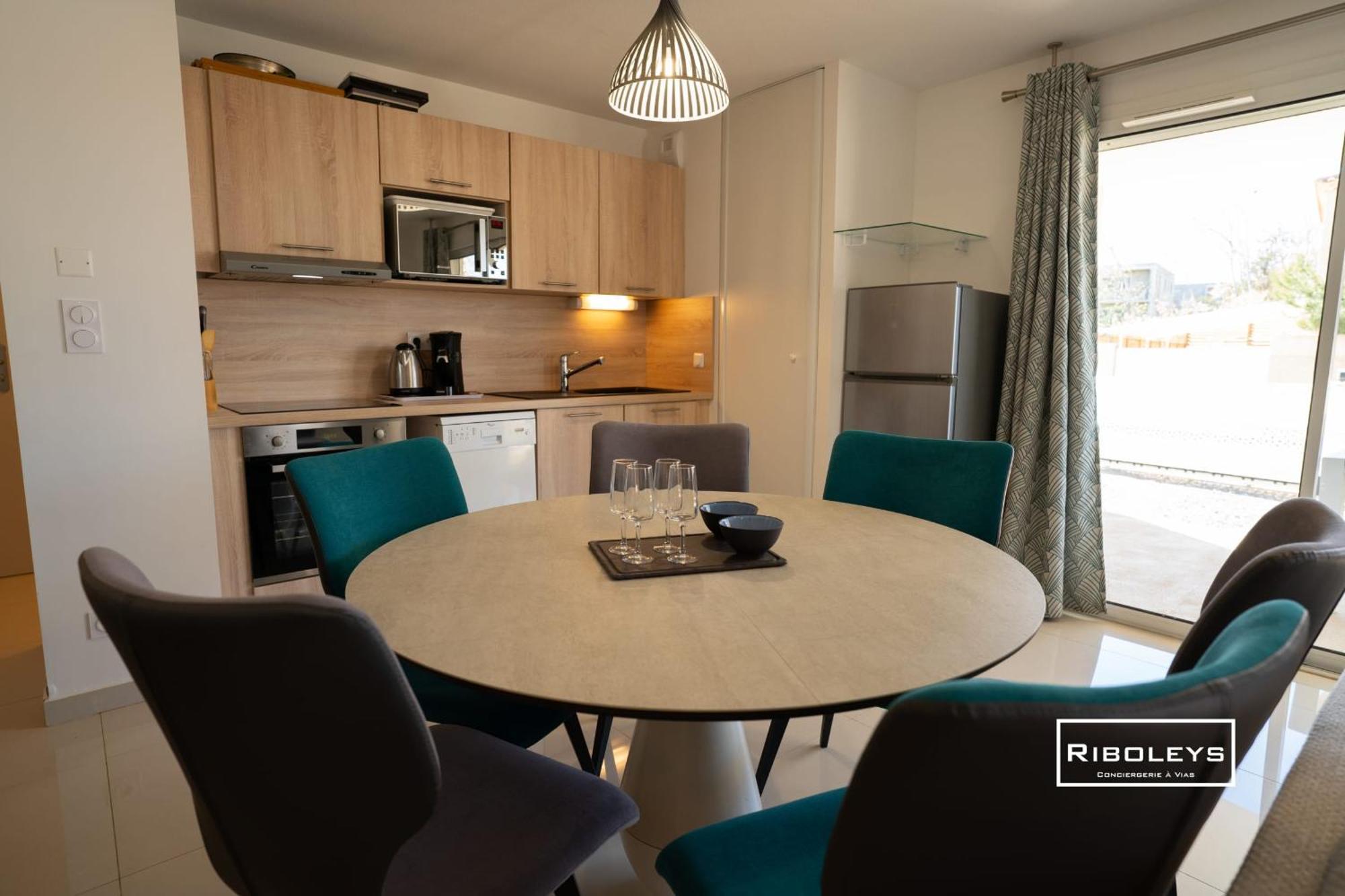 Grand T3 Neuf Climatise Avec Wifi A 100M De La Plage Vias Exterior foto