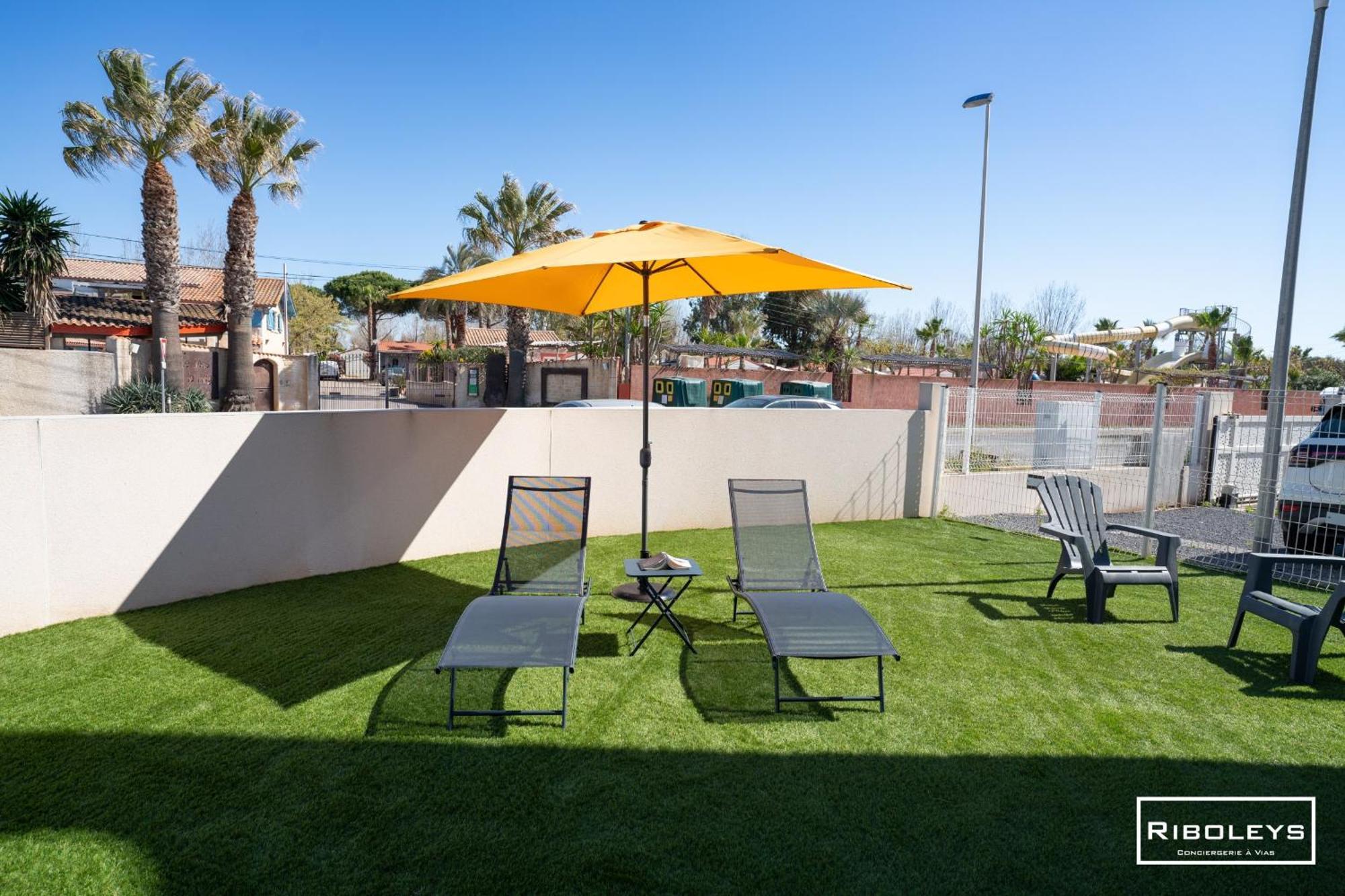 Grand T3 Neuf Climatise Avec Wifi A 100M De La Plage Vias Exterior foto