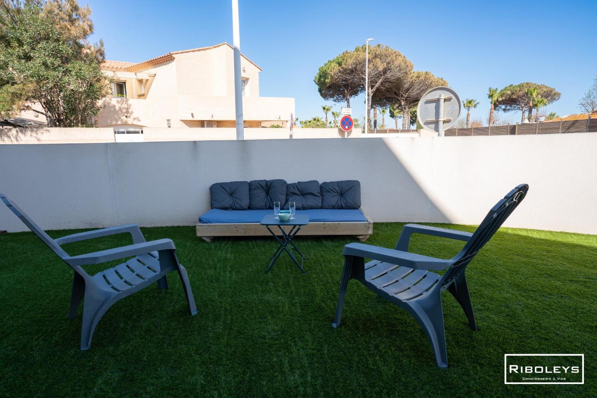 Grand T3 Neuf Climatise Avec Wifi A 100M De La Plage Vias Exterior foto